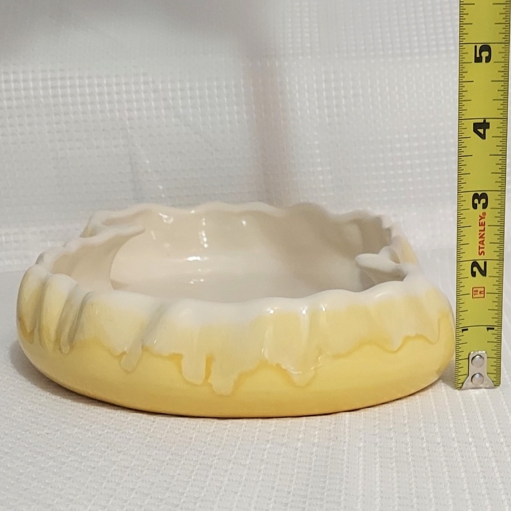 Vtg Haeger Low Profile Planter Console Bowl Drip Glaze Pottery 3066 USA - Picture 7 of 10